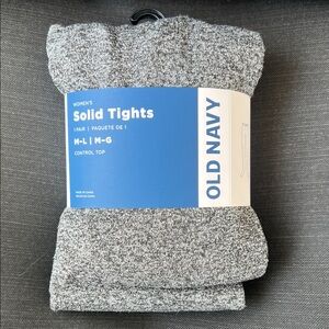 Old Navy Women’s Solid Control Top Tights NWT
